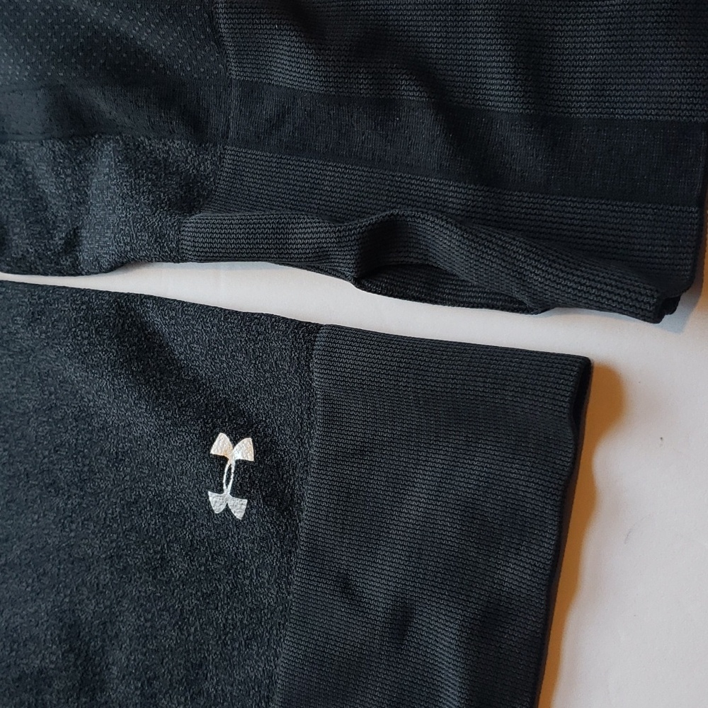 Under Armour Threadborne Long Sleeve Fitted Heatgear Shirt Size S - Picture 9 of 11